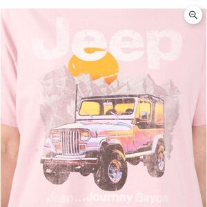 Jeep Pink Graphic Short Sleeve Tee - NEW
